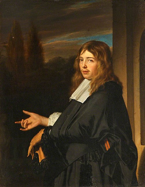 Portrait of a Gentleman, Holding a Glove in His Gloved Hand, 1670, Frans van Mieris l'Ancien