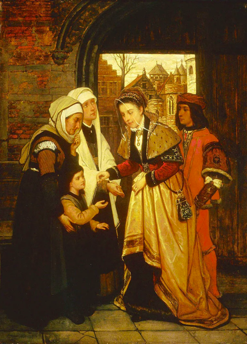 La Charité, 1850, Henri Leys