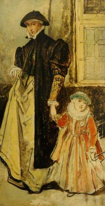 Mary of Burgundy (1457–1482), 1855, Henri Leys