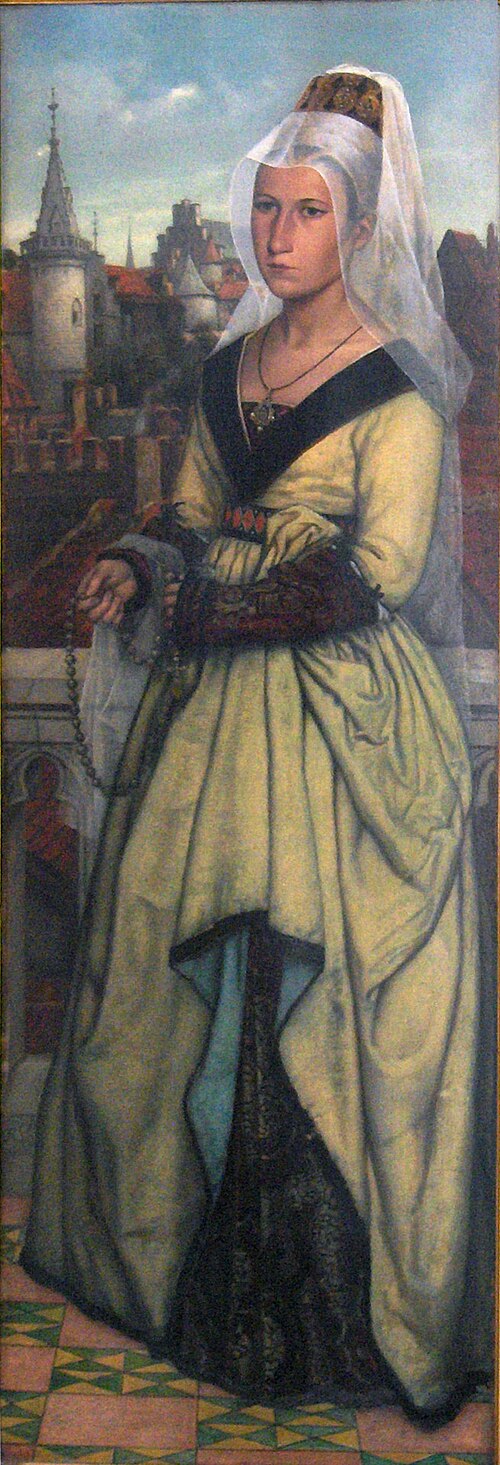 Marie de Bourgogne, 1863, Henri Leys