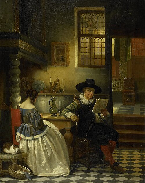 Intérieur du XVIIe siècle, 1838, Henri Leys