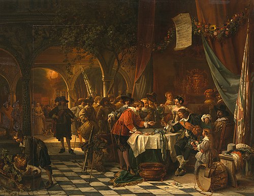De schutterskoning, 1849, Henri Leys