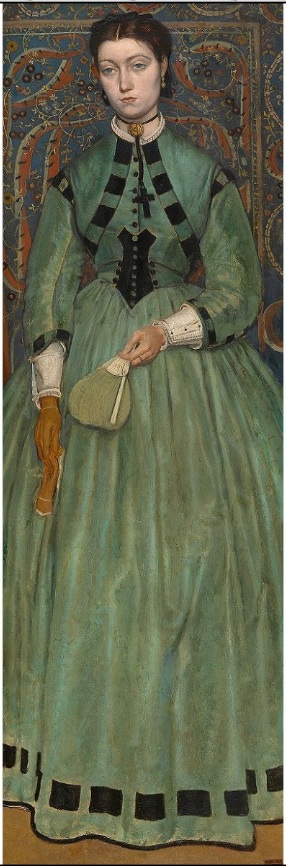 Lucie Leys, Daughter of the Painter, 1865, Henri Leys