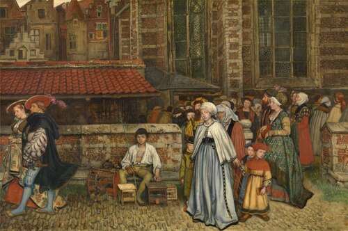 After Mass, 1866, Henri Leys