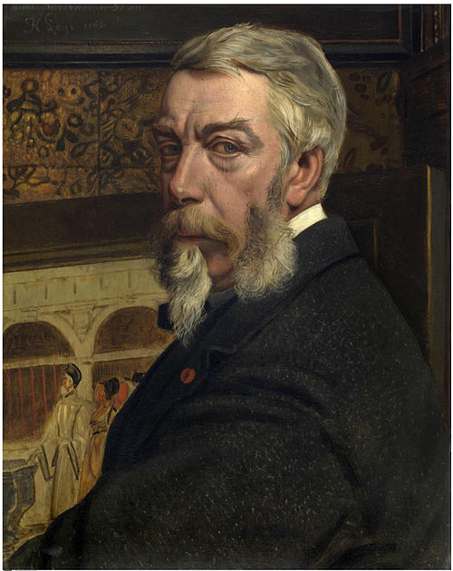 Autoportrait, 1866, Henri Leys