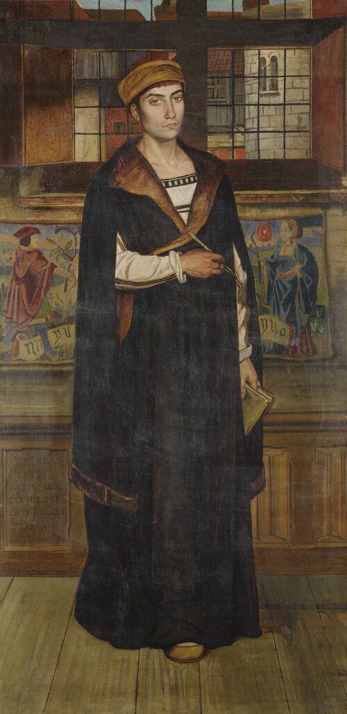 The Painter Quinten Massijs, 1868, Henri Leys