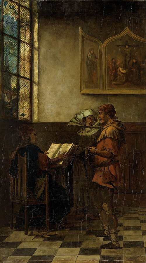 La Promesse de mariage, , Henri Leys