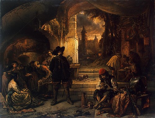 Guardroom, 1850, Henri Leys