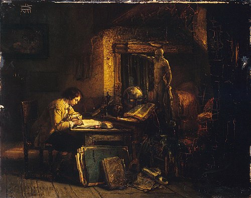 Artist in his Studio, 1850, Henri Leys