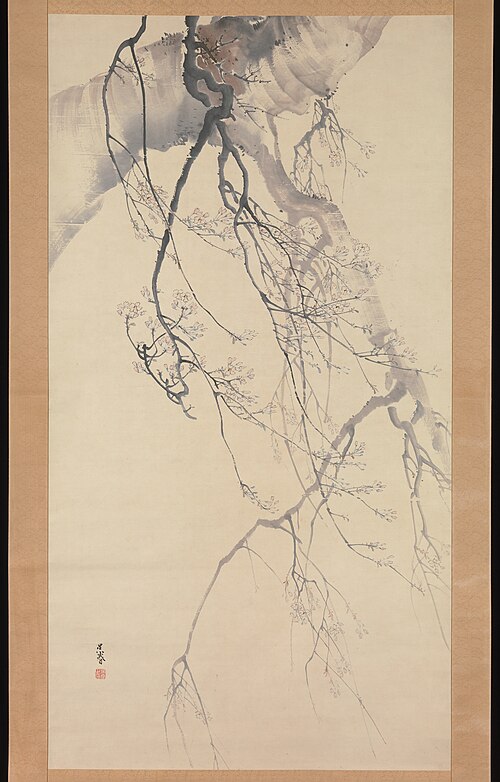 Cherry Blossoms, 1775, Matsumura Goshun