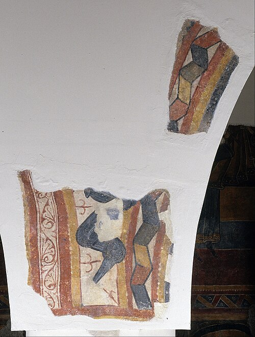 Spandrel decoration from Santa Maria de Taüll, 1123, Maître de Taüll
