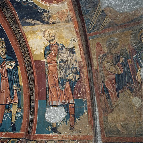 Arch of Abel's Offering from Santa Maria de Taüll, 1123, Maître de Taüll