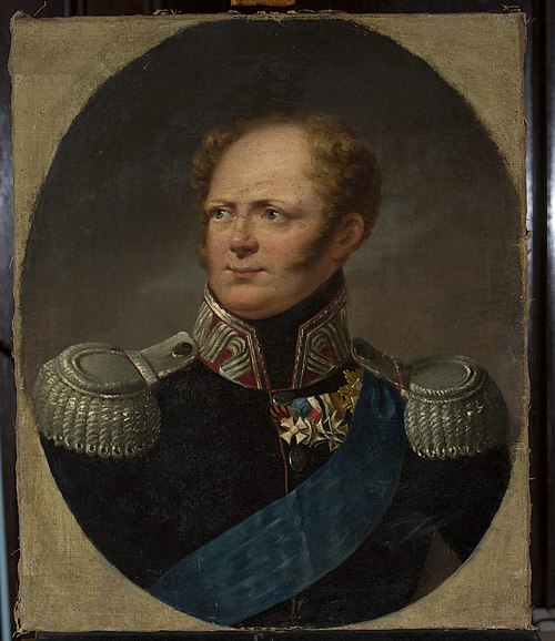 Portrait of Tsar Alexander I, 1813, Aleksander Ludwik Molinari