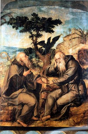 Santo Antão e São Paulo Eremita, 1530, Mestre dos Arcos