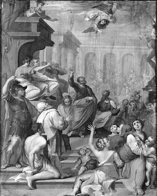 The Fall of Simon Magus, 1681, Francesco Vanni