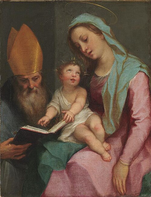 Maria mit Kind und hl. Ambrosius, 1586, Francesco Vanni