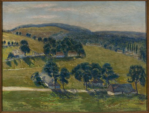 Landscape from Tyniec, 1910, Stefan Filipkiewicz