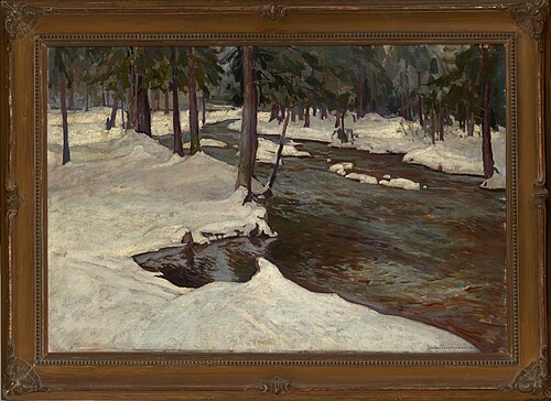 Forest Stream, 1919, Stefan Filipkiewicz