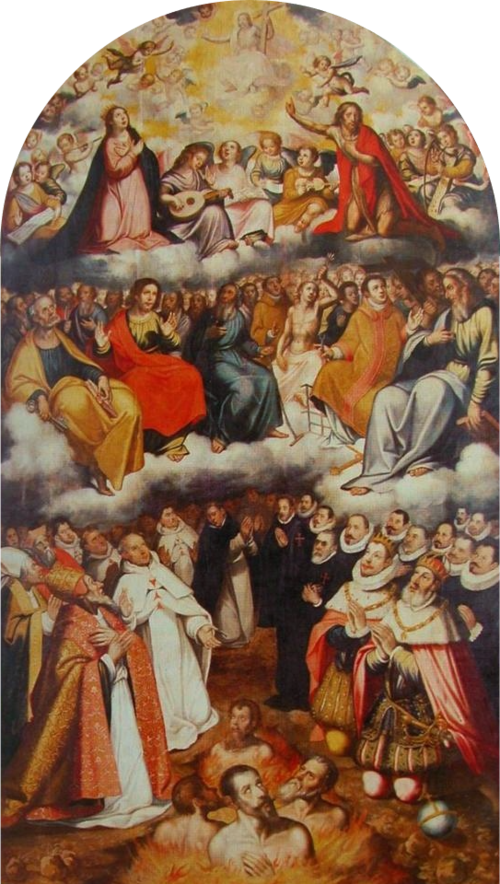 A Adoração da Corte Celestial, 1612, Amaro do Vale