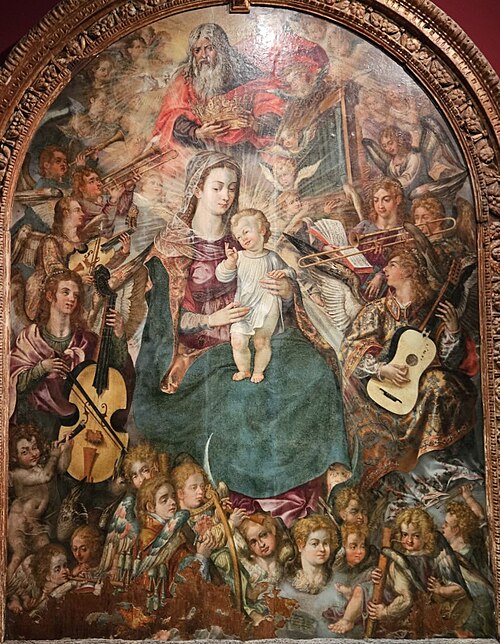 A Coroação da Virgem, 1604, Vasco Pereira