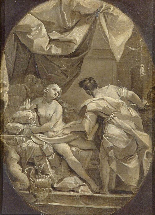 Rape of Lucretia, 1690, Giovanni Gioseffo dal Sole