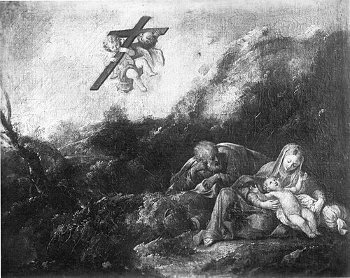 Auf der Flucht nach Ägypten, 1686, Giovanni Gioseffo dal Sole