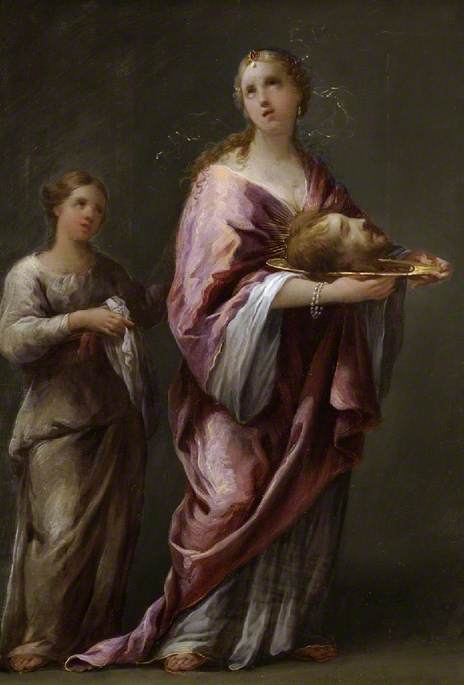 Salome with the head of St John the Baptist, , Giovanni Gioseffo dal Sole