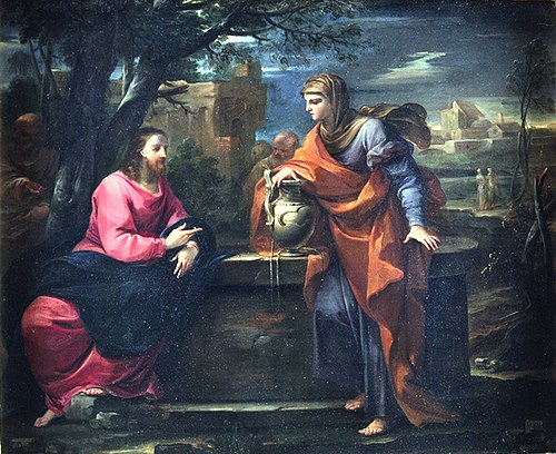 Le Christ et la Samaritaine, 1650, Giovanni Gioseffo dal Sole