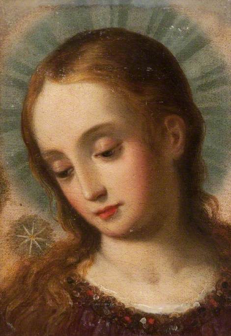Head of a Female Saint, 1610, Juan de Roelas