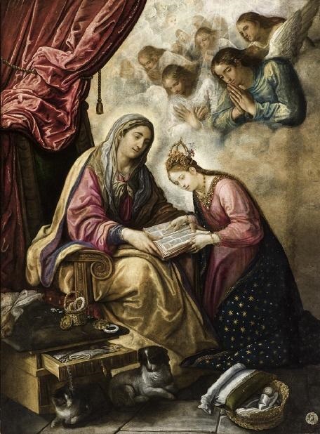 L’Éducation de la Vierge, 1610, Juan de Roelas
