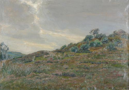 From the heaths of Jutland., 1908, J. Bentzen-Bilkvist