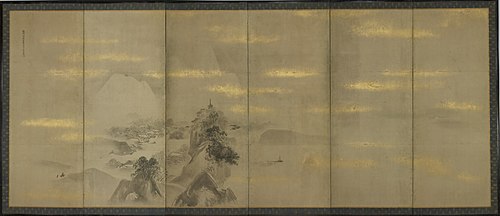 Landscapes of the Four Seasons, , Kanō Tan'yū