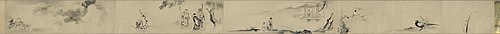 Bird, Flower and Various Chinese Figure, , Kanō Tan'yū
