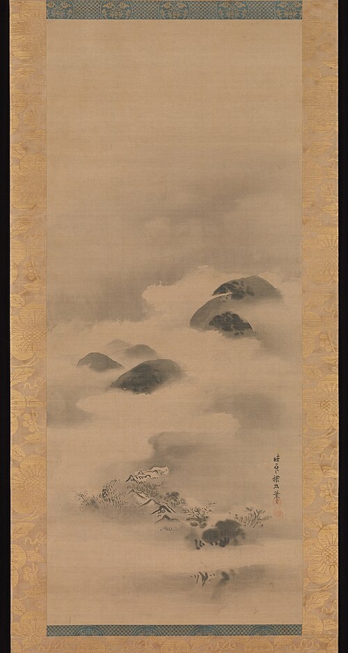 Landscape in Moonlight, 1668, Kanō Tan'yū
