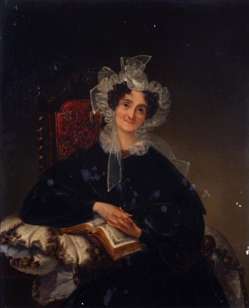 Portrait de Madame du Colombier, 1850, Eugénie du Colombier