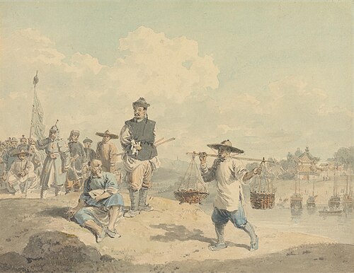 View in the Province of Kiang-nan, China, Taken from Nature, 1793, William Alexander