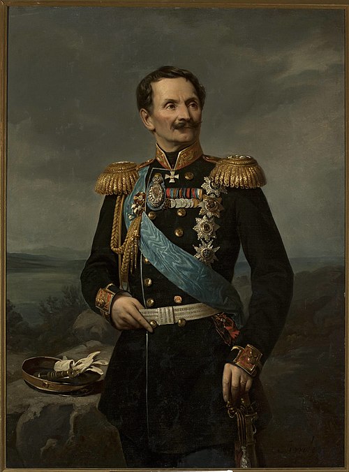 Portrait of Friedrich Berg, 1867, Jan Michał Strzałecki