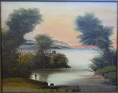 Landscape with Fishermen, 1875, Russell King Robertson