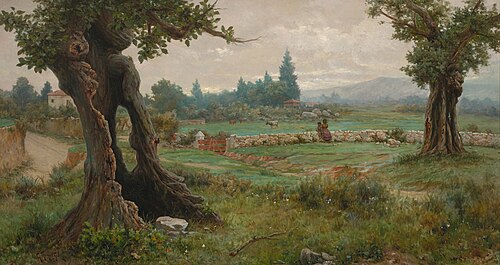 Paysage, 1902, Guillermo Gómez Gil