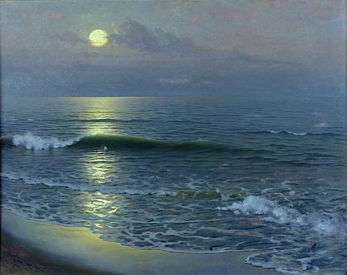 Lever de lune, 1906, Guillermo Gómez Gil