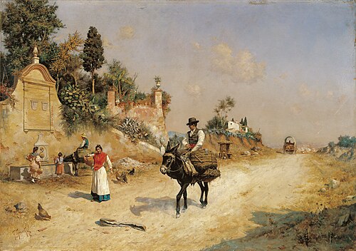 The Reding Fountain., 1880, Guillermo Gómez Gil
