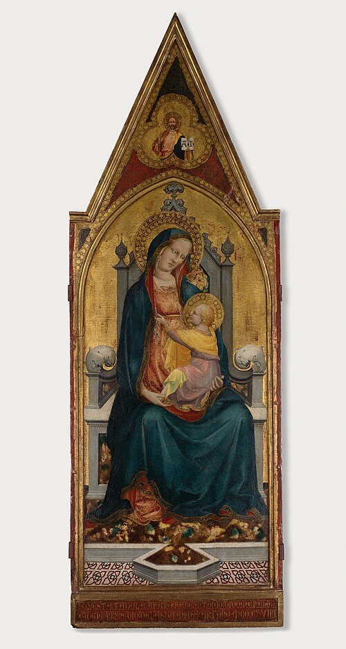 Virgin and Child Enthroned, 1419, Battista di Biagio Sanguigni