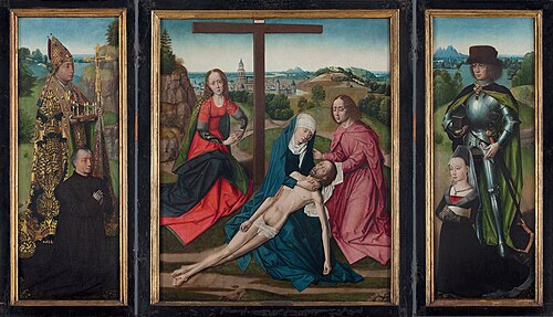 Triptyque de la Déposition, 1475, Maître de la Légende de sainte Lucie