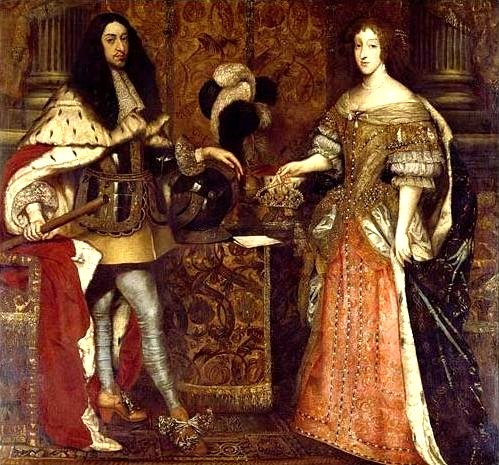 Kurfürst Ferdinand Maria (1636-1679) und seine Gemahlin Henriette Adelaide (1636-1676)., 1666, Sebastiano Bombelli