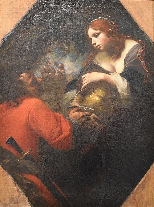 Rébecca donnant à boire à Eliézer, 1664, Simone Pignoni
