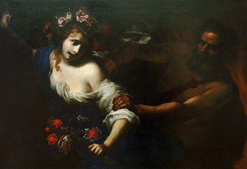 L'Enlèvement de Proserpine, 1650, Simone Pignoni