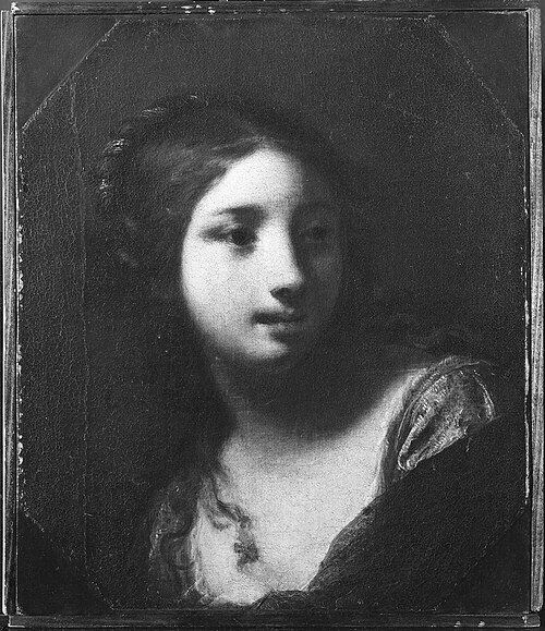 Head of a Young Woman, , Simone Pignoni