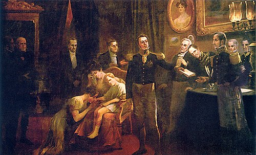 A abdicação do primeiro Imperador do Brasil, D. Pedro I., 1911, Aurélio de Figueiredo