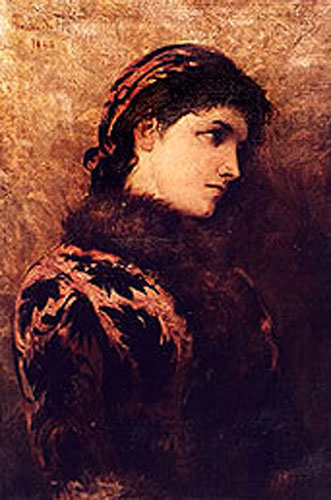 Portrait of a Woman, 1883, Aurélio de Figueiredo
