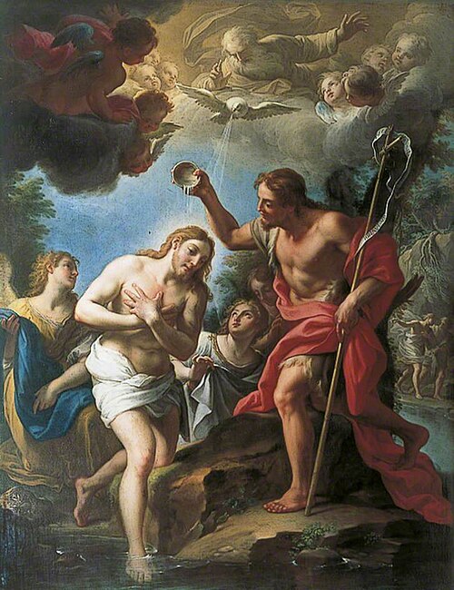 The Baptism of Christ, 1723, Francesco Trevisani